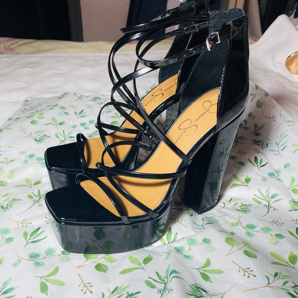 Black Platform Heels